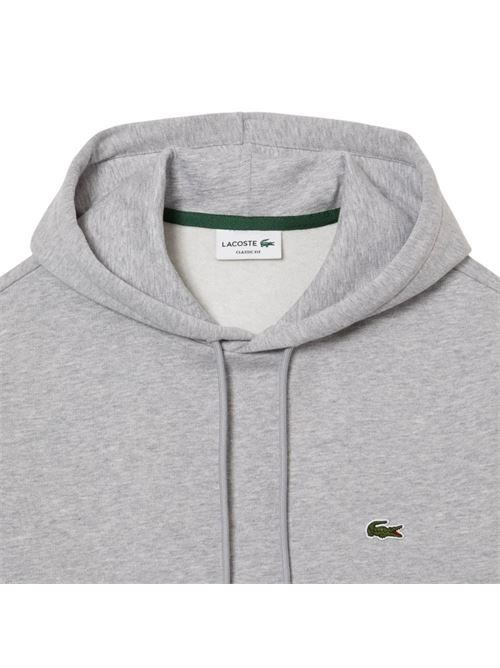 felpa lacoste | SH9623CCA GRIGIO